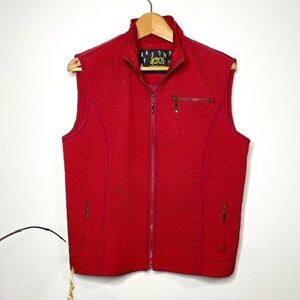 Aeros Women Brick Red Lined Vest